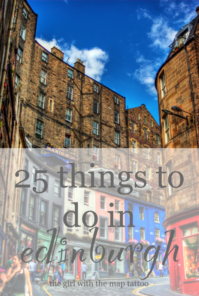 The Medieval Old Town meets the Georgian-style New Town just below Edinburgh Castle, while the port town of Leith is just beyond. All are worth exploring ... Whether you're staying at The Balmoral or at the backpackers, this list of 25 things to do in Edinburgh ought to give you some excellent ideas for your next trip!