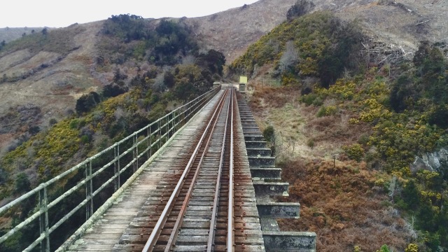 Dunedin Railways Taieri Gorge Railway, viaduct, New Zealand