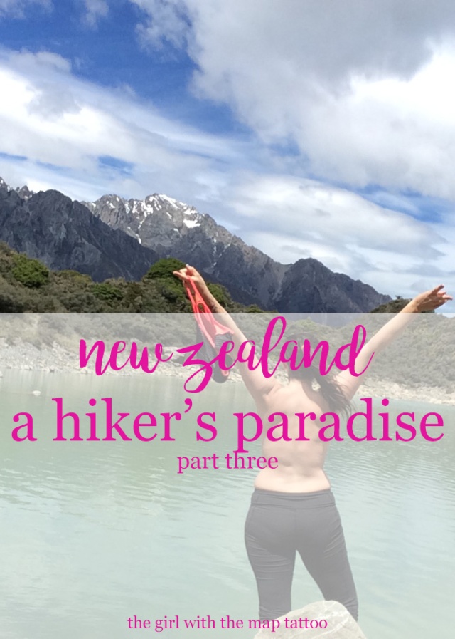 hiking in New Zealand: a hiker's paradise