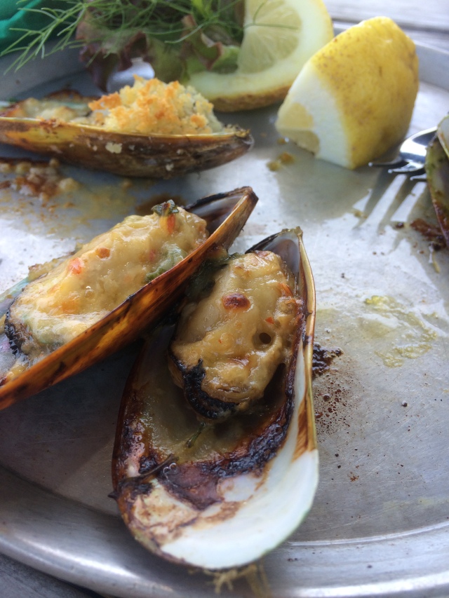 Mussels from the Mussel Kitchen in Coromandel Town, New Zealand