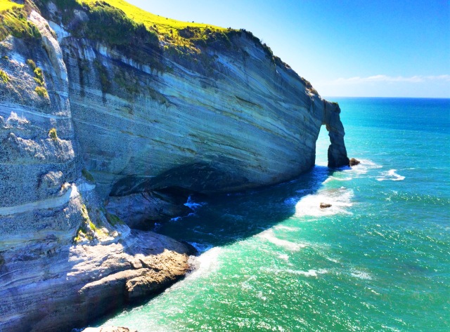 Cape Farewell is the farthest north point on the South Island of New Zealand
